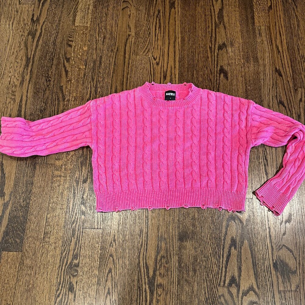 Pink KatieJ Sweater Size Small
